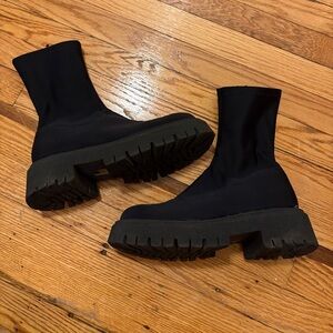 Free People Navy Boots